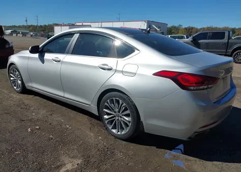 2017 Genesis G80 3.8 z USA, uszkodzony, nr VIN KMHGN4JE2HU188389